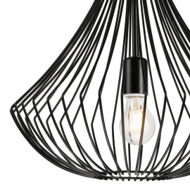 Lampa wisząca Balerina LM-1.1/56 czarna 29627