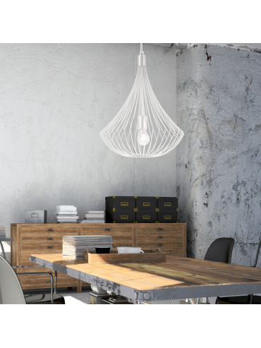 Lampa wisząca Balerina LM-1.1/56 biała 29634