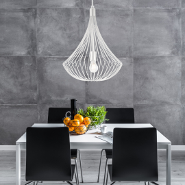 Lampa wisząca Balerina LM-1.1/56 biała 29634