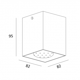 Spot SQUARE 50475-CH