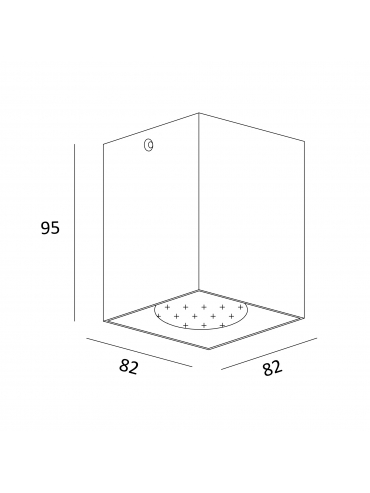 Spot SQUARE 50475-BK
