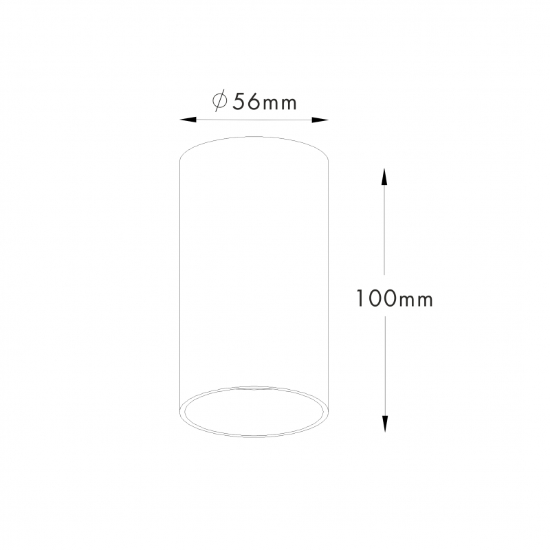 Spot TUBA SL 1 WHITE 92679