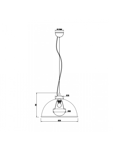 Lampa wisząca ANTENNE TS-071003P-WHSI