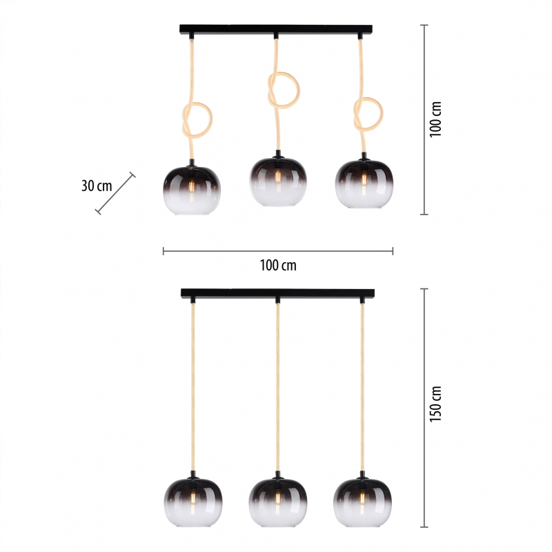Lampa wisząca LUMA 2411-18