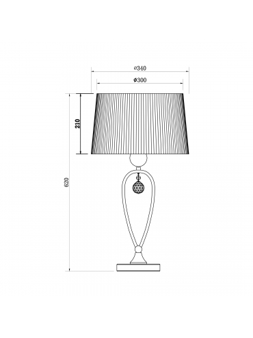 Lampa stołowa BELLO RLT93224-1A