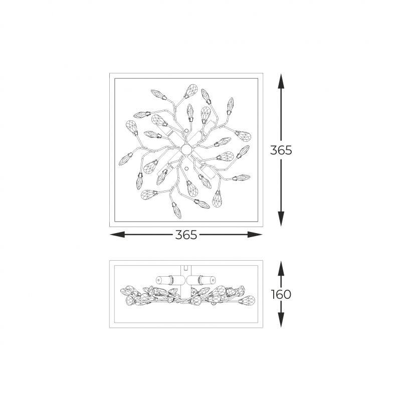 Lampa sufitowa SPRING C0578-04A-B5TF