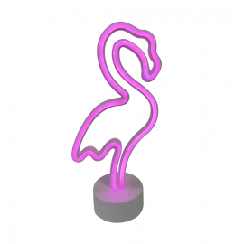 Lampa stołowa NEON FLAMINGO FM-NB23