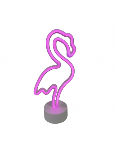 Lampa stołowa NEON FLAMINGO FM-NB23