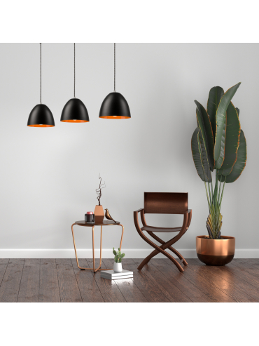 Lampa wisząca Livia LM-3.73 czarna 28484