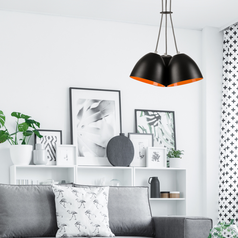 Lampa wisząca Livia LM-3.73/A czarna 29597