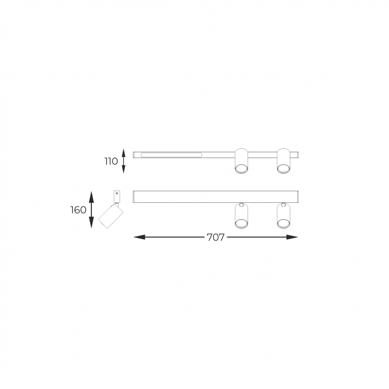 Lampa sufitowa MANNARI S230757203