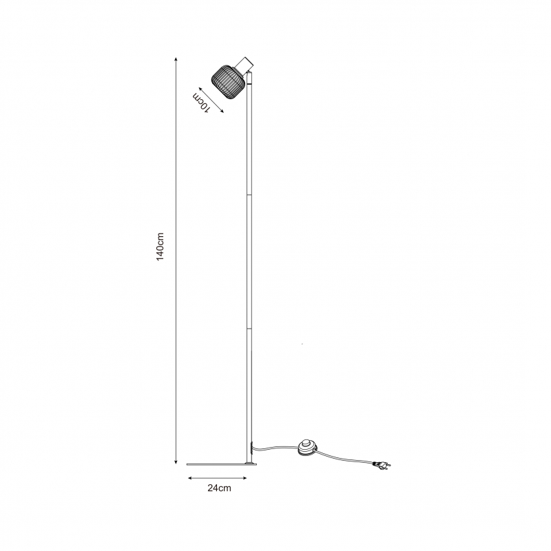 Lampa podłogowa STEM R5021009A-1F