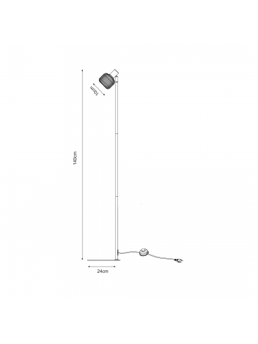 Lampa podłogowa STEM R5021009A-1F