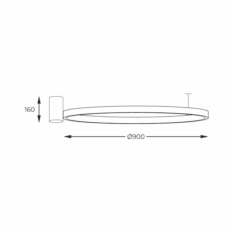 Lampa sufitowa HORIK 89429-90BK