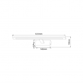 Kinkiet ALTER W89443-20W-BK