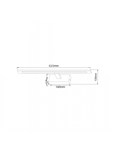 Kinkiet ALTER W89443-20W-BK