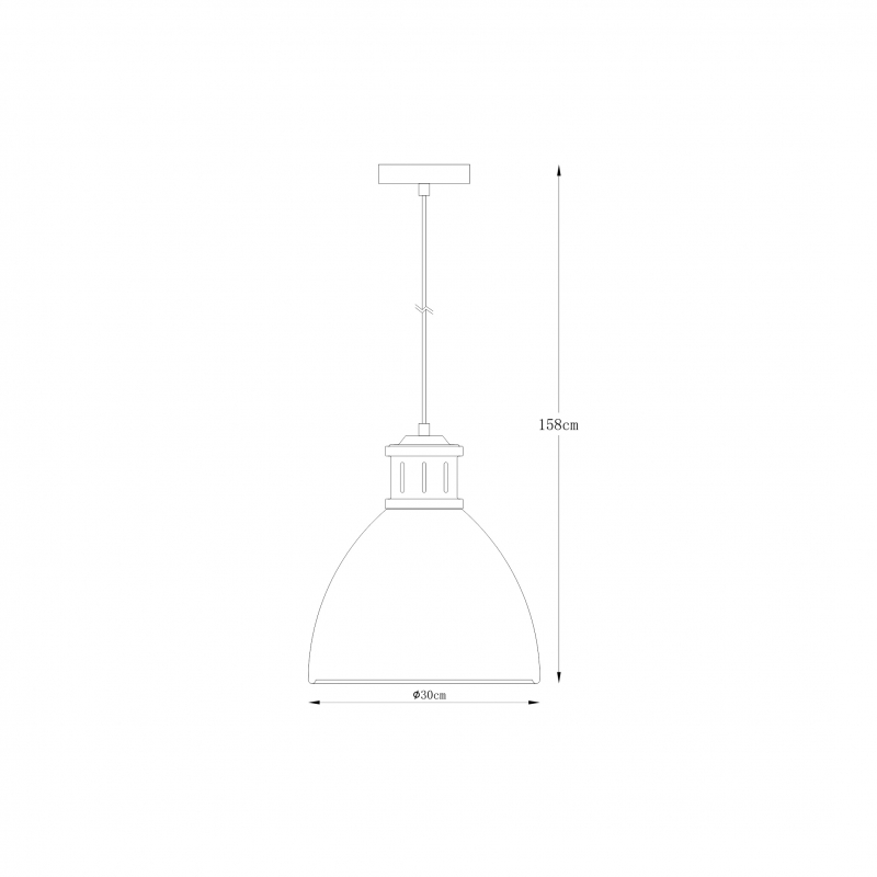 Lampa wisząca MENSA A8050L-SBK