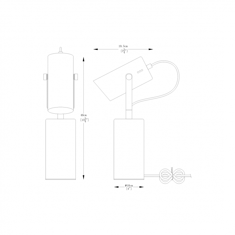Lampa biurkowa RESI A2058-MBK