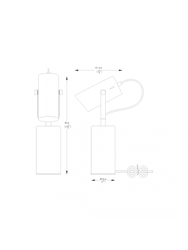 Lampa biurkowa RESI A2058-MBK