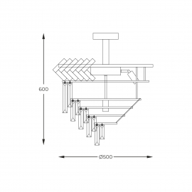 Lampa sufitowa LYON C23910/9