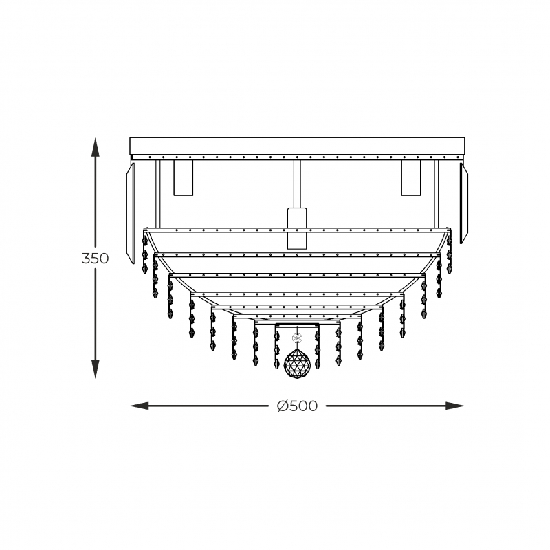 Lampa sufitowa CHARLOTTE FC19003/7