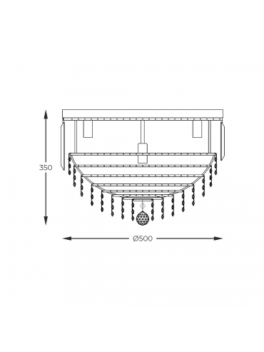 Lampa sufitowa CHARLOTTE FC19003/7