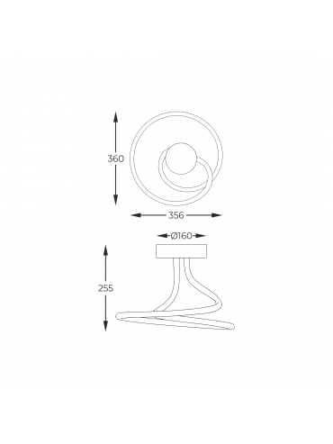 Lampa sufitowa CLINT MX6349-1-3BT