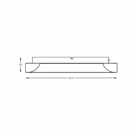 Lampa sufitowa CAMERON MX4019-1M-3BT