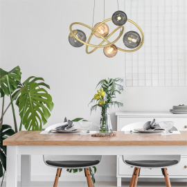 Lampa wisząca ARLON MD4922-5-EGBDN