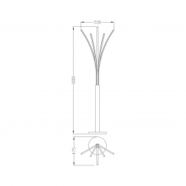 Lampa podłogowa VELDEN ML4767-3BMD