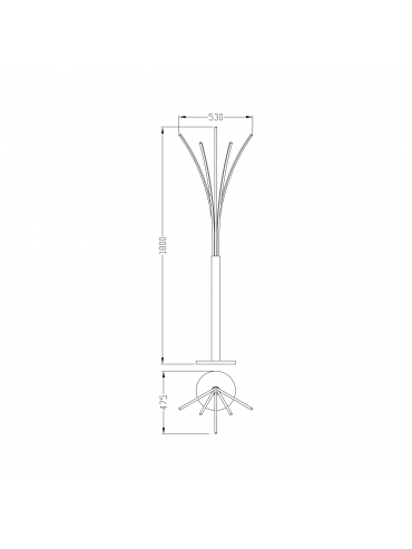 Lampa podłogowa VELDEN ML4767-3BMD