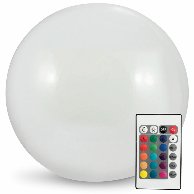 Lampa solarna KULA RGB+3000K + PILOT 40cm 311368