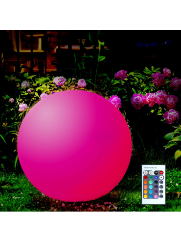 Lampa solarna KULA RGB+3000K + PILOT 40cm 311368