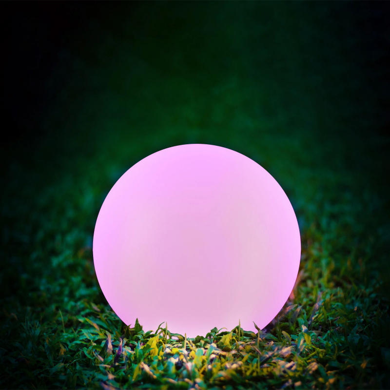 Lampa solarna KULA RGB+3000K + PILOT 40cm 311368