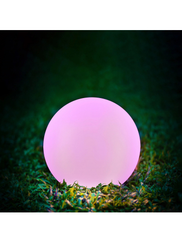 Lampa solarna KULA RGB+3000K + PILOT 40cm 311368