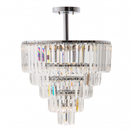 Lampa sufitowa AMEDEO FC17106/6+3+1-CHROME+CL