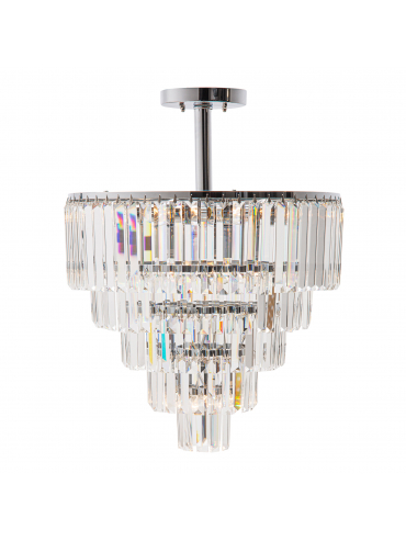 Lampa sufitowa AMEDEO FC17106/6+3+1-CHROME+CL