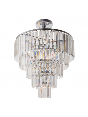 Lampa sufitowa AMEDEO FC17106/6+3+1-CHROME+CL