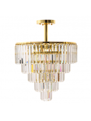 Lampa sufitowa AMEDEO FC17106/6+3+1-GOLD+CL