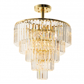 Lampa sufitowa AMEDEO FC17106/6+3+1-GOLD+CL