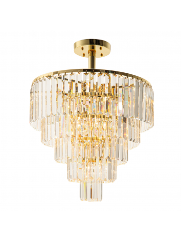 Lampa sufitowa AMEDEO FC17106/6+3+1-GOLD+CL