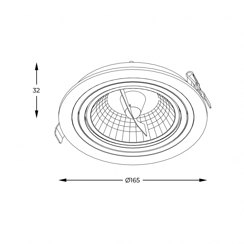 Spot CHUCK 111 SL ROUND ARGU10-055