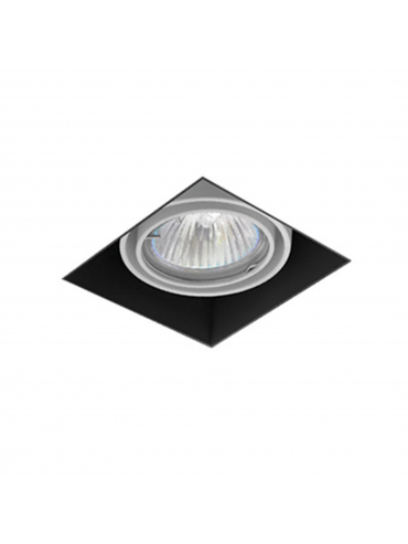 Spot  SQUARES 50x1 trimless 230V Phase-Control wpuszczany czarny struktura 37011-0000-U8-PH-12