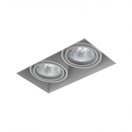 Spot  SQUARES 50x2 trimless 230V Phase-Control wpuszczany biały struktura 37012-0000-U8-PH-13