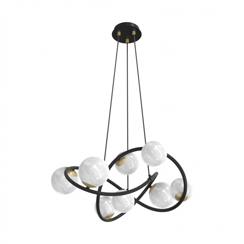 Lampa wisząca NISYRO MD4922-8-EBGN