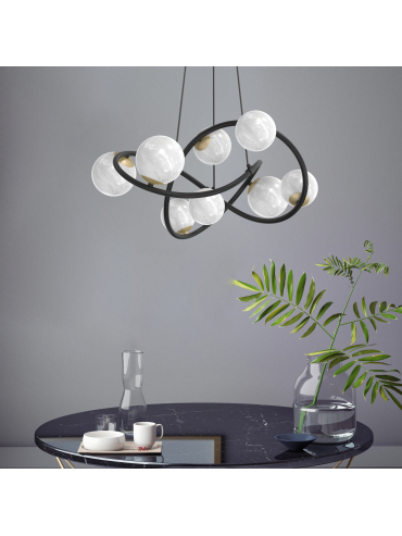 Lampa wisząca NISYRO MD4922-8-EBGN