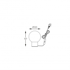 Lampa stołowa ARCTURUS T0454-01A-P7FZ