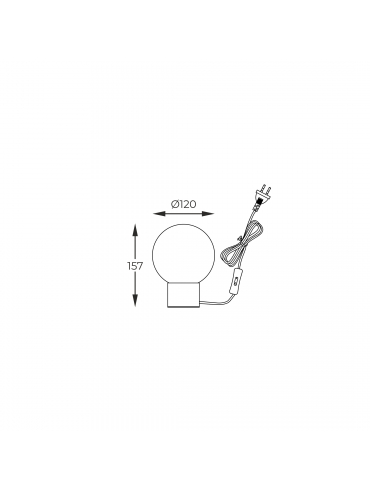 Lampa stołowa ARCTURUS T0454-01A-P7FZ