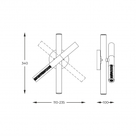 Kinkiet ONE W0461-03L-P7SD