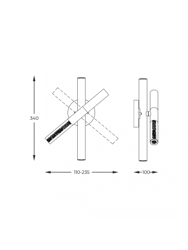 Kinkiet ONE W0461-03L-P7SD